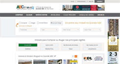 Desktop Screenshot of abcimovel.com.br