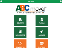 Tablet Screenshot of abcimovel.com.br